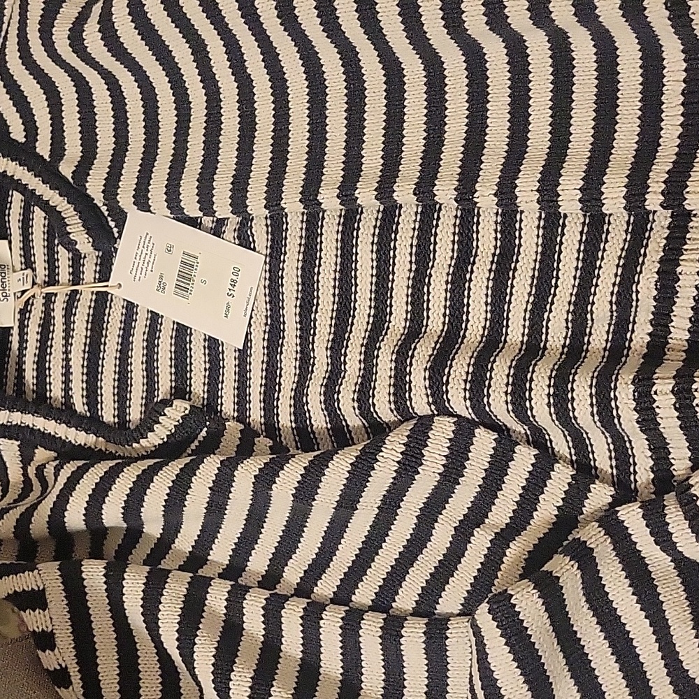 Splendid Lily Striped Cropped Cardigan - Picture 4 of 5